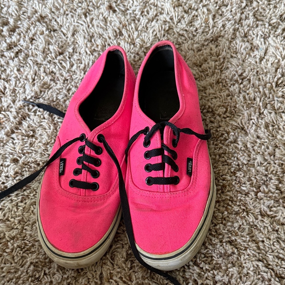 Vans Women's Bright Pink Sneakers